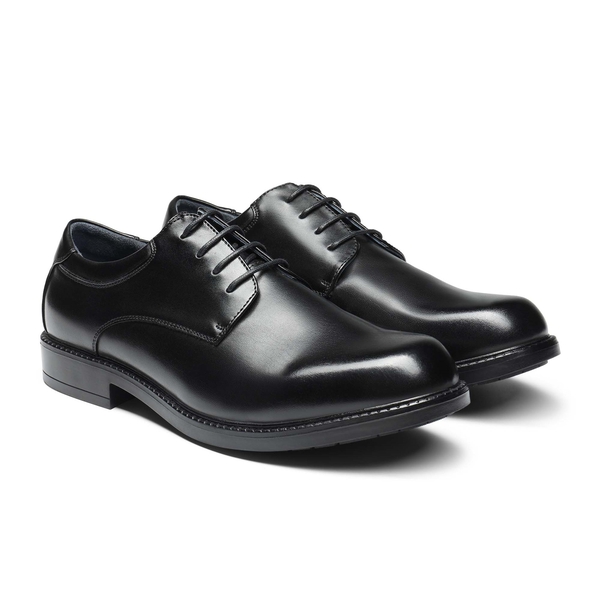 Men's Formal Synthetic Leather Dress Shoes - BLACK - 5